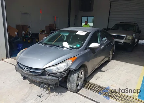 2013 Hyundai Elantra Gls from USA, damaged, VIN KMHDH4AE6DU660811